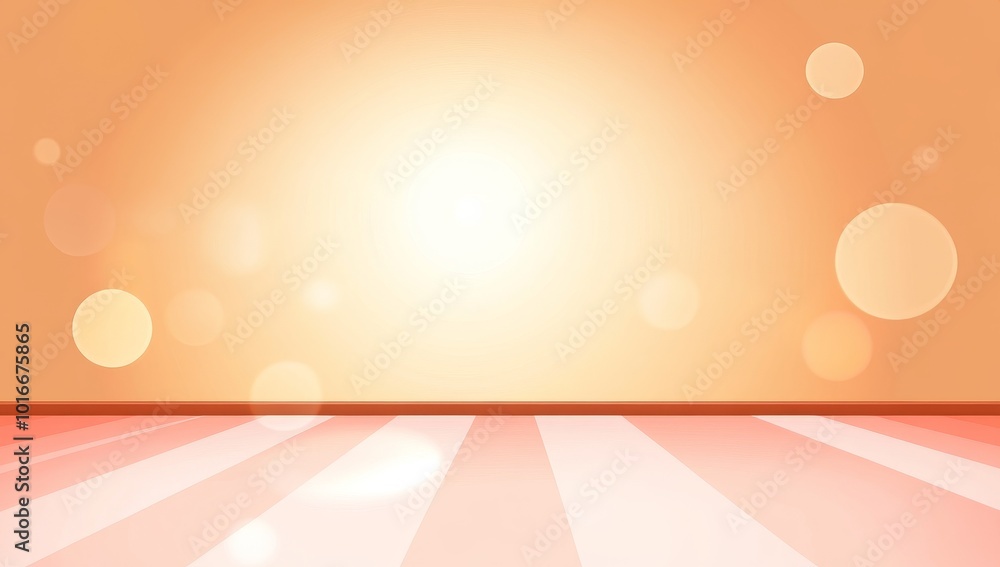 Poster the background is a 3d beige studio background display with shadow and light on concrete walls, mode