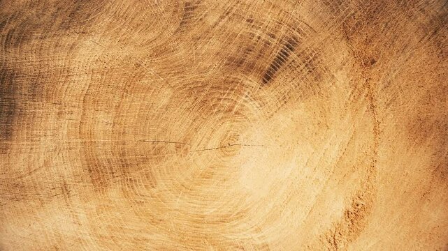 The image is of a wooden surface with a circular pattern. The wood appears to be aged and has a rustic feel to it. The circular pattern is the main focus of the image