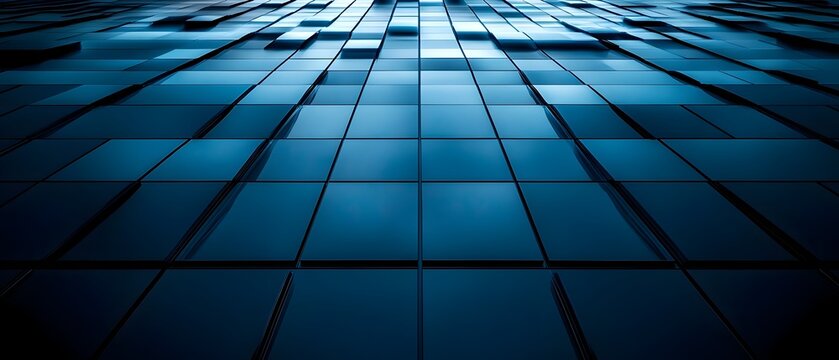 Glowing dynamic geometric patterns decorating the facade of a bold innovative futuristic building  Sleek angular architectural design with luminous 3D textures and a vibrant minimalist color scheme