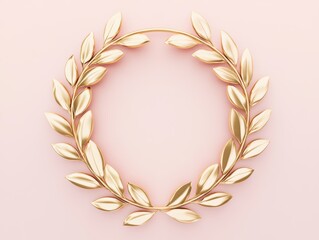 Gold Laurel Wreath.