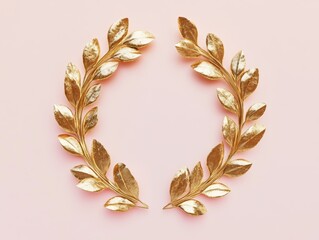 Gold Wreath Frame.
