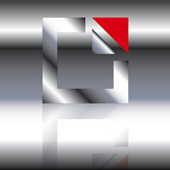 Obraz premium Logo Erfolgsquadrat