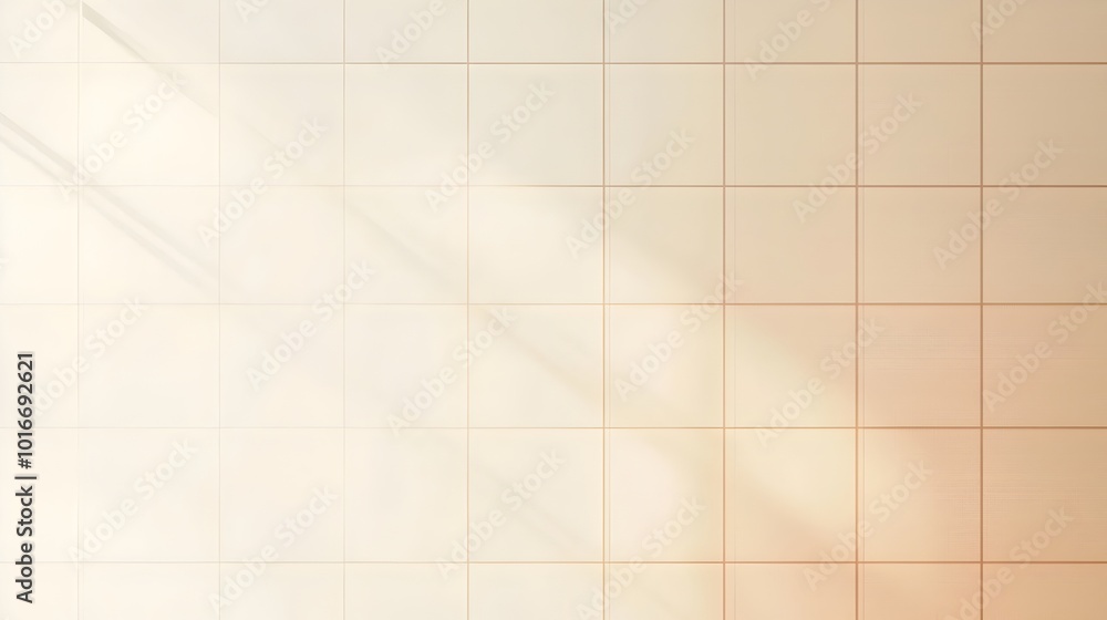 Poster neutral beige gradient background with subtle grid lines for calm and professional aesthetic