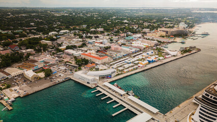 Drone of Beautiful Bahamas Perfect Day