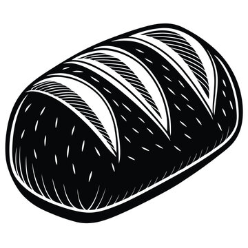 recommend clip art: Bread vector silhouette.
