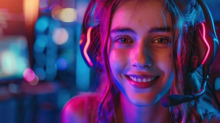 Gamers streaming live gameplay to an online audience, gaming, entertainment