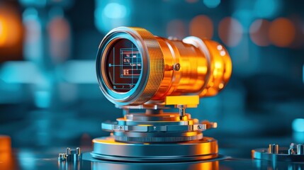 Close Up of a Geospatial Technology Device