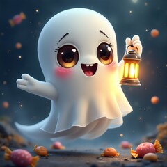 Happy Halloween ghost 