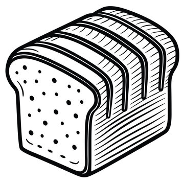 recommend clip art: Bread vector silhouette.