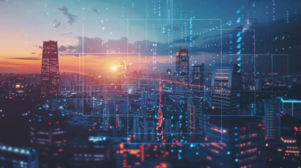 A startup in an emerging market utilizing remote work to tap into global talent, collaborating with international partners through digital platforms.