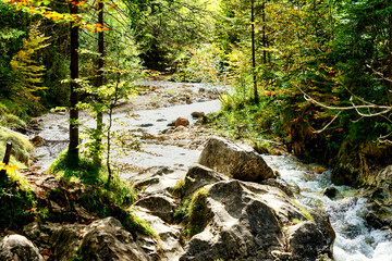 Walk through the impressive Innersbachklamm in Austria