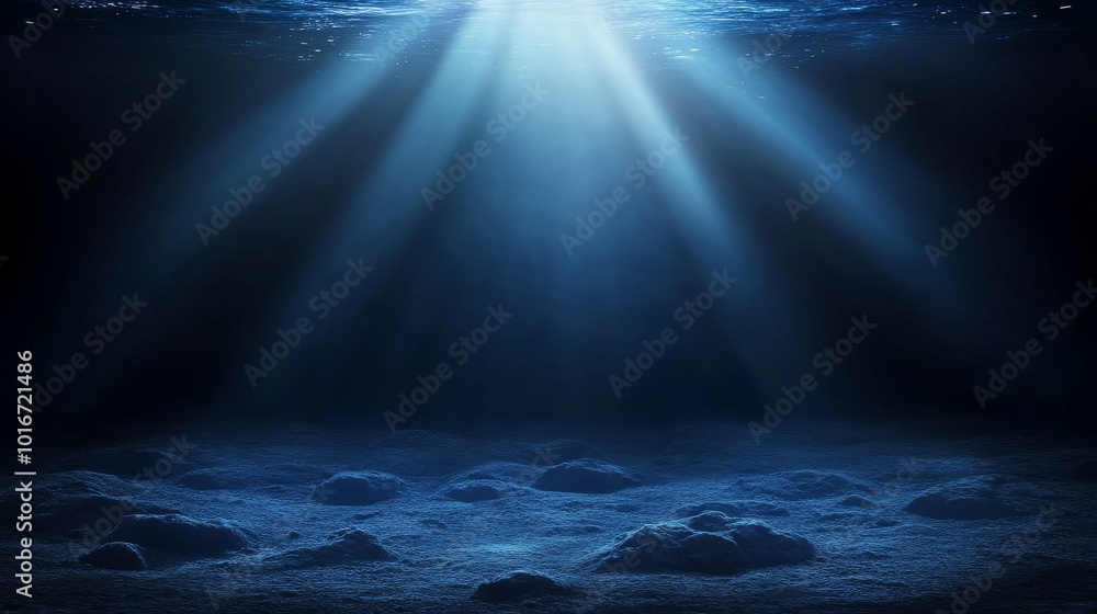 Poster abstract cyber or technology background, digital particle wave and light abstract background.