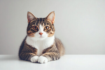 Cute Cat Portrait.