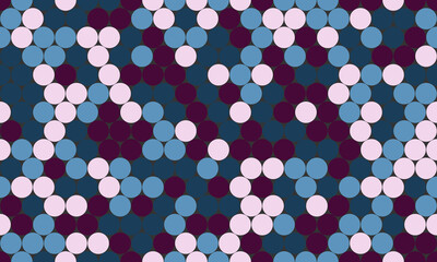 Abstract geometric polka dot pattern with repeating round spots. Great for textile prints, trendy wallpaper, and creative poster backgrounds.