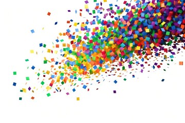 Backgrounds confetti white background celebration.