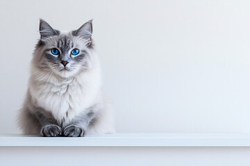 Cat on Shelf.