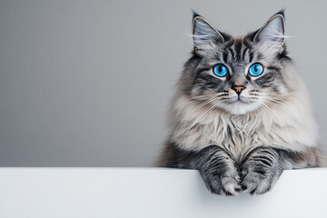 Cat with Blue Eyes.