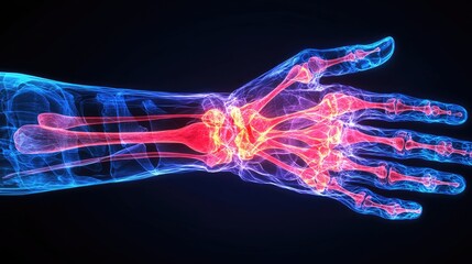Joint discomfort: wrist pain, from overuse, injury, or underlying conditions, mobility and function, need for careful management to restore comfort and ease