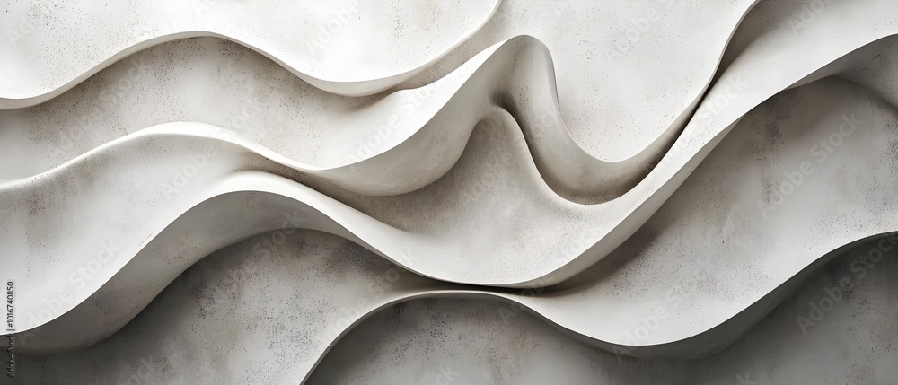 Poster abstract monochromatic backdrop featuring a visually captivating composition of unique shapes and su