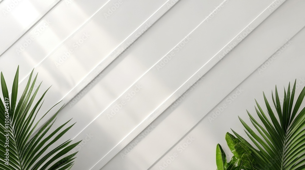 Poster dynamic diagonal lines crisscross against a clean white background with simple geometric accents.