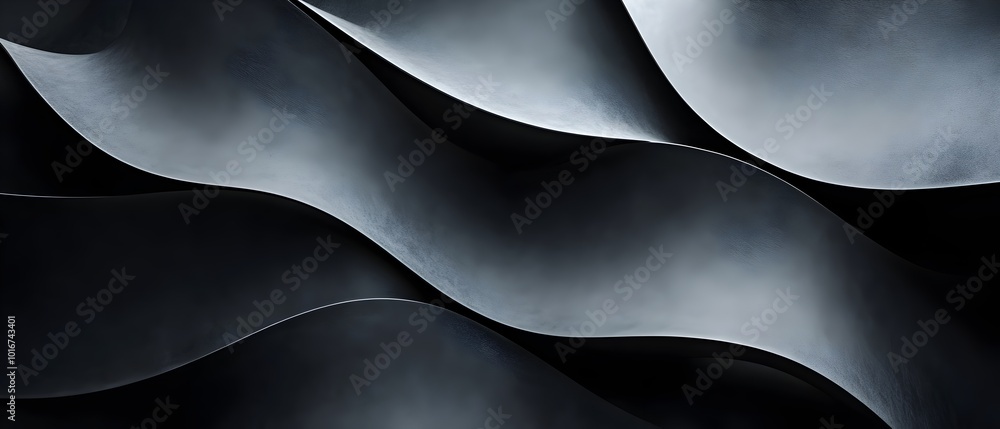 Poster captivating monochromatic abstract shapes and forms in minimal photography a striking visual of eleg