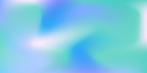 Obraz premium Glam Green Blue Gradient Background, Abstract Retro Texture. Vector Wave Gradation Pattern