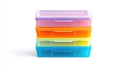 Mini plastic organizer cabinet with small drawers, great for tools or hobby supplies, isolated on a white background.