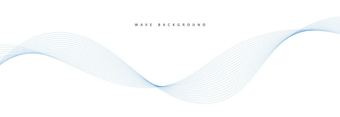 abstract blue wave background