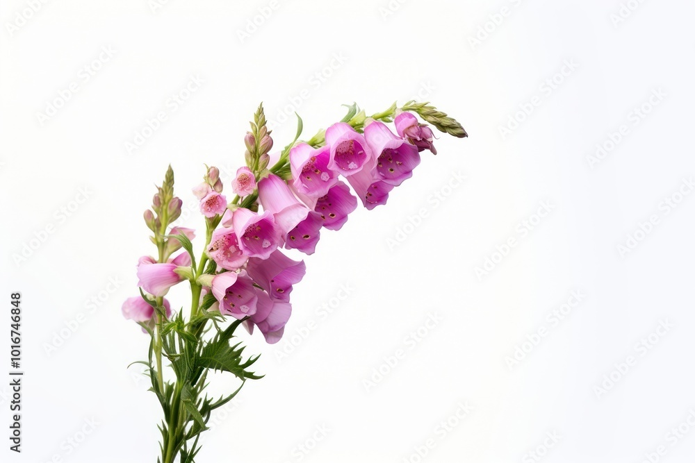 Poster Wildflower foxglove blossom plant.