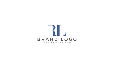 letter RL logo design vector template design for brand.