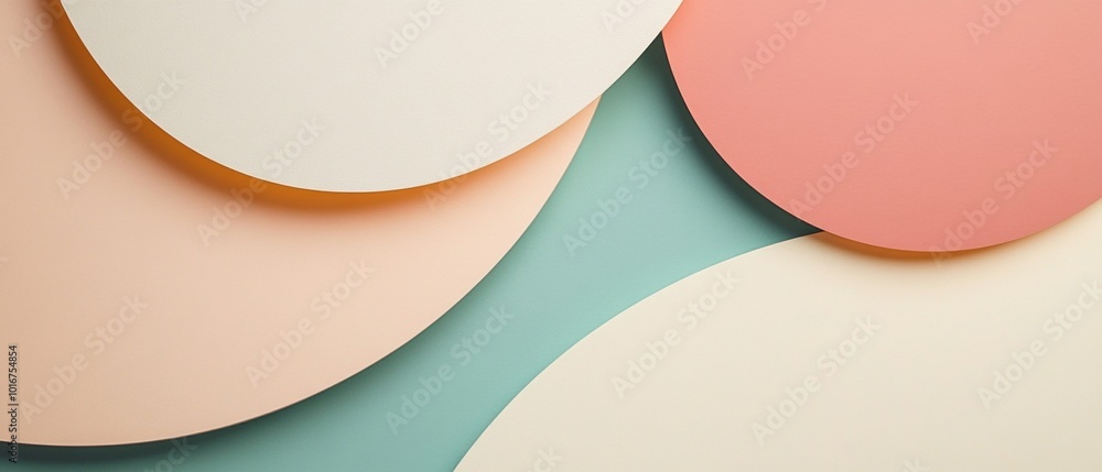 Poster a colorful abstract background with a pink circle in the middle