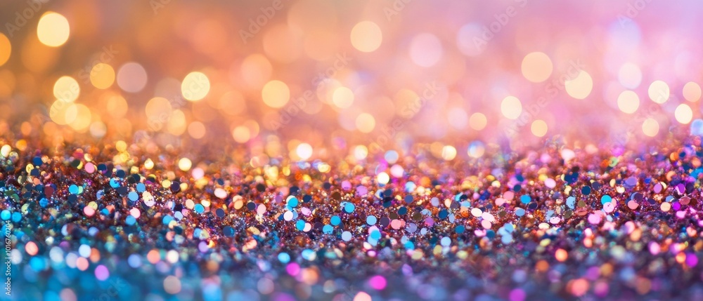 Poster a colorful background with many small dots of different colors