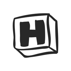 Hand drawn Vector Illustration of Vacations and summer holiday symbols. Collection of travel and tourism elements.