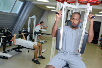 portrait of man in the gym