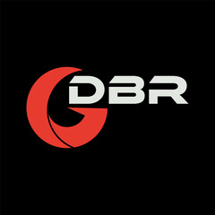 DBR letter logo design for your brand or company business. company logo ,rand, initial, finance logo, technology ,tech , marketing, fashion, education, industry, sport etc