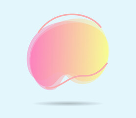 Vector graphic abstract elements set of abstract dynamic elements for presentation banner vector
