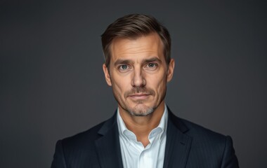 Confident business leader portrait