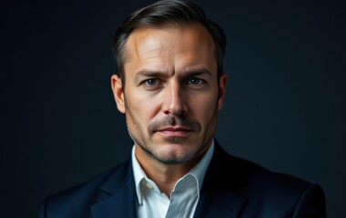 Corporate leader with focus and authority