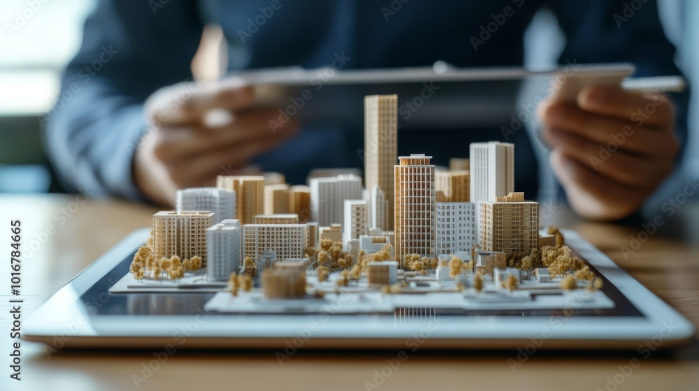 Poster explore in detail how various digital tools and advanced technologies are integrated into urban plan