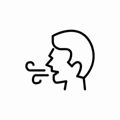 fresh breath icon sign vector