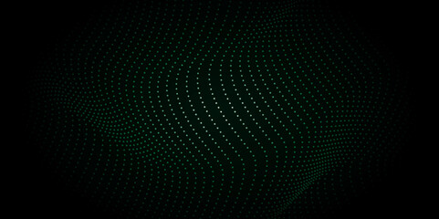 Fototapeta premium Abstract wave element. Stylized halftone line art pattern background. Grunge halftone dots vector texture background .Light gradient halftone dots grunge wide background shape dots.