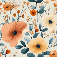 Vintage Floral Pattern Inspired Design
