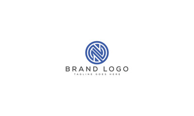 letter N logo design vector template design for brand.