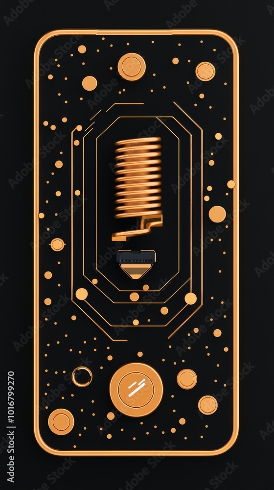 Poster 3d exploded view of wireless charging pad with coils circuit board and casing