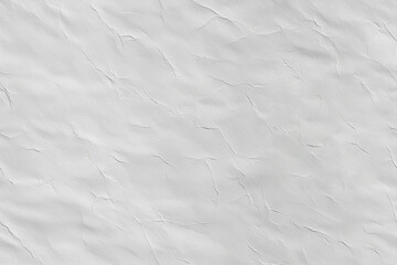 Obraz premium Crumpled white paper or parchment textured background with natural leaves