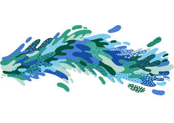 Colorful blue and green wave, colorful background pattern or wave flowing liquid, Abstract color Wallpaper, vibrant swing, colorful stream, water flowing, water
