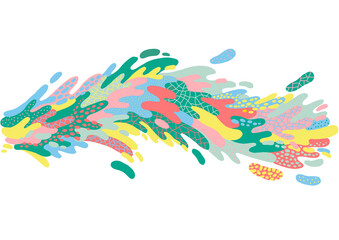 Colorful pastel vibrant wave, colorful background pattern or wave flowing liquid, Abstract color Wallpaper, vibrant swing, colorful stream