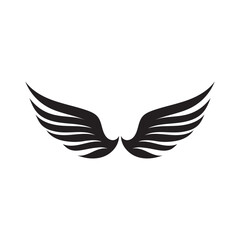 Wing black logo eagle falcon