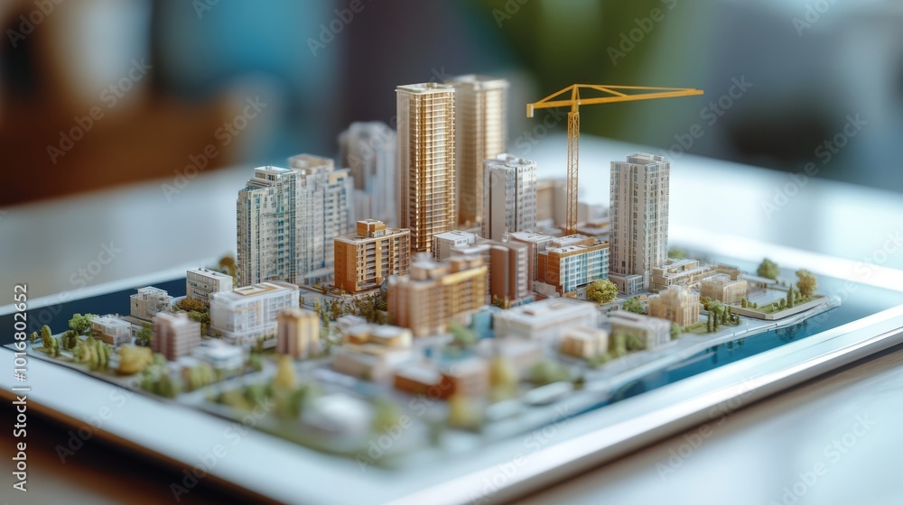 Aufkleber delve into the world of innovative building permit concepts by utilizing a digital tablet that vivid