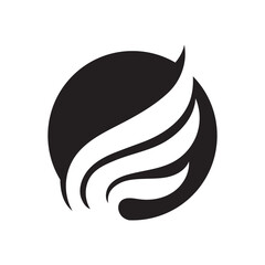 Wing black logo eagle falcon